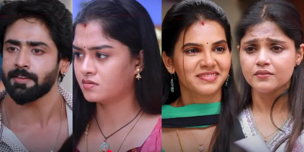 கோவிலுக்கு வந்த விஜய், மாட்டிக்கிட்ட வெண்ணிலா.. சாரதாவுக்கு புரிய வைக்கும் காவிரியின் பாசமலர்கள் - Cinemapettai 4 mahanadhi 24.webp