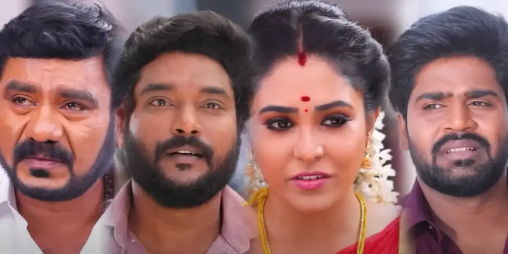 பாண்டியனின் மகளை சித்திரவதை பண்ணும் சுகன்யா.. சரவணனுக்கு தெரியவரும் தங்கமயிலின் போலி நகை - Cinemapettai 4 pandian stores 2 54.webp
