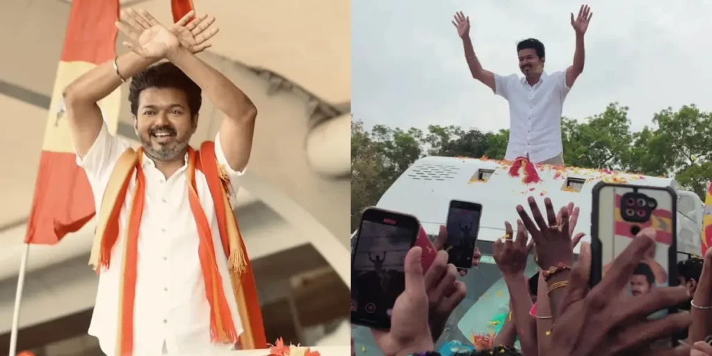 இப்படி பண்ணிட்டியே குமாரு.. விஜய்யின் அரசியலை கலாய்த்த வில்லி நடிகை - Cinemapettai 1 tvk vijay 1.webp