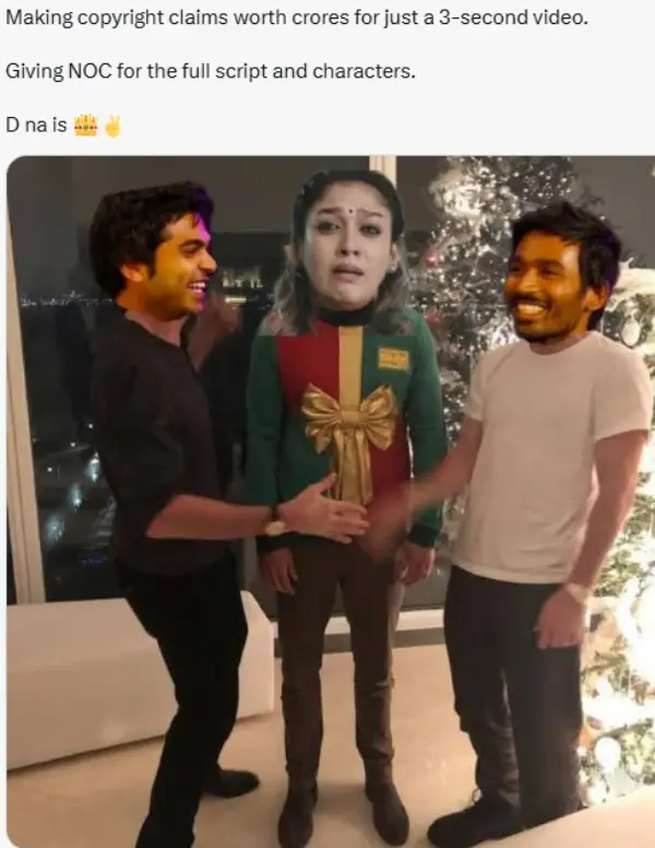 படமே எடுக்கறாங்க, பணம் வாங்காம NOC குடுக்கிற.. 3 செகண்ட் வீடியோவுக்கு நா 10 கோடி தரணுமா.? ட்ரெண்டிங் மீம்ஸ் - Cinemapettai 6 1751295470 956 படமே எடுக்கறாங்க பணம் வாங்காம NOC குடுக்கிற 3 செகண்ட் வீடியோவுக்கு நா.webp